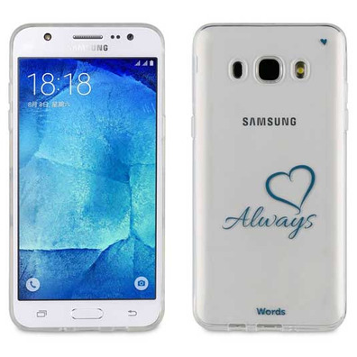﻿﻿TPU Transparent Cover Always Samsung Galaxy J5 2016 Words