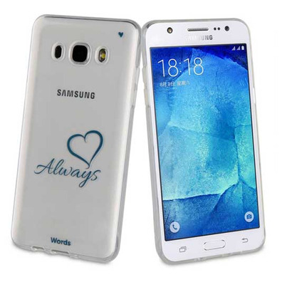 ﻿﻿TPU Transparent Cover Always Samsung Galaxy J5 2016 Words