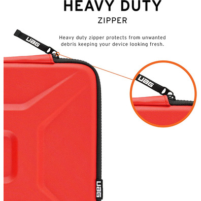 Funda Urban Armor Gear Portátil / Comprimé hasta 13''Rojo