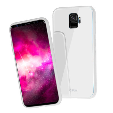 Coque Vitro pour Samsung Galaxy S9 SBS Blanc