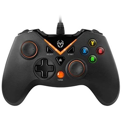 Gamepad Krom Key PC/PS3 Negro / Naranja