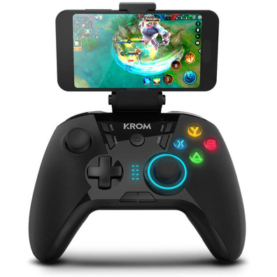 Gamepad Krom Kloud Wireless Negro PC/Switch/Android/iOS