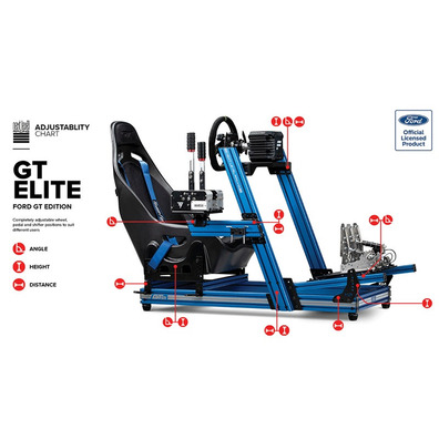 Cockpit de la GTElite Ford GT Edition Aluminium Simulator