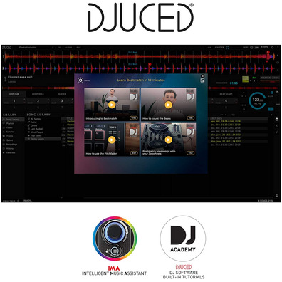 Kit d'apprentissage de DJ Hercules (Mesa + Altavoces + Auriculares)