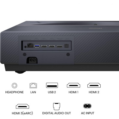 Hisense PT1 Trichroma Projecteur 4K Laser Smart Shooting TV Ultracut