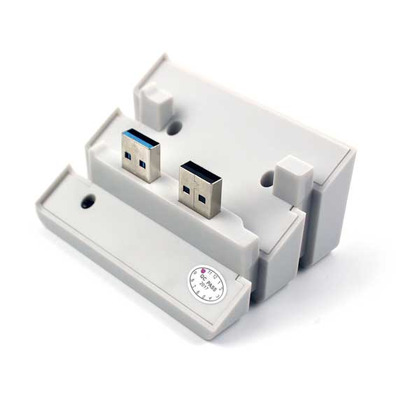 2 to 5 port (2.0 3.0) USB HUB Adapter PS4 Pro (Dobe) Blanc