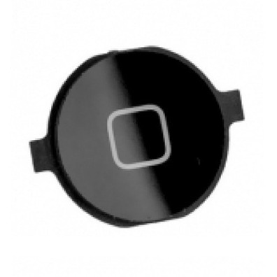 Bouton Home iPhone 4S (avec barre d'espacement métallique) Noir