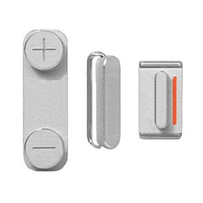 Remplacement Button Set iPhone 5 Argent