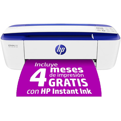 Impresora Multifunción HP Deskjet 3760 Wifi Azul