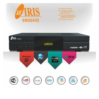 Iris 9800 HD Récepteur Satellite