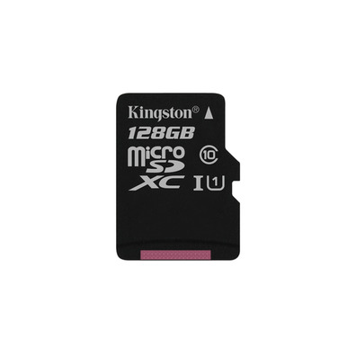Kingston 128gb microsdxc toile sélectionner 80r cl10 uhs-i single
