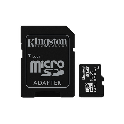 Kingston MicrosdHC 8Gb uhs-i Class 10 + SD Adapter