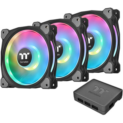 Kit 3 Vintillores Thermaltake Riing Duo 14cm RGB