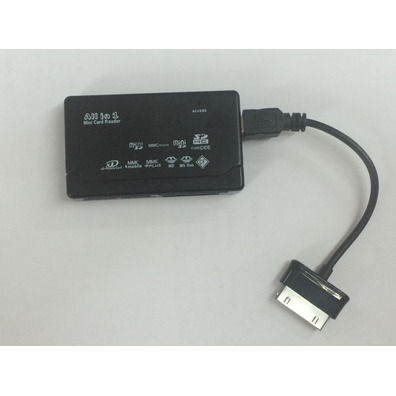 2 in 1 External Card Reader for Samsung (Black)