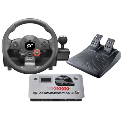 Logitech Driving Force GT + MaxRace F1 Converter V.4 Xbox One