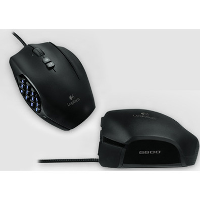 Logitech G600 MMO Gaming Mouse Noire