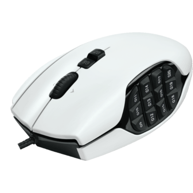 Logitech G600 MMO Gaming Mouse Blanc