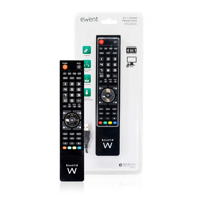 Télécommande TV Universelle Ewent ew1570 (4 en 1)