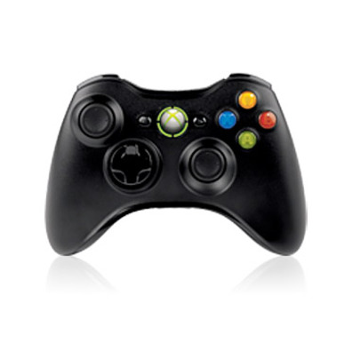 Manette Microsoft Wireless Noire Xbox 360