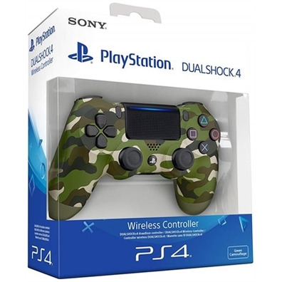 Contrôleur Dualshock 4 Vert Camouflage