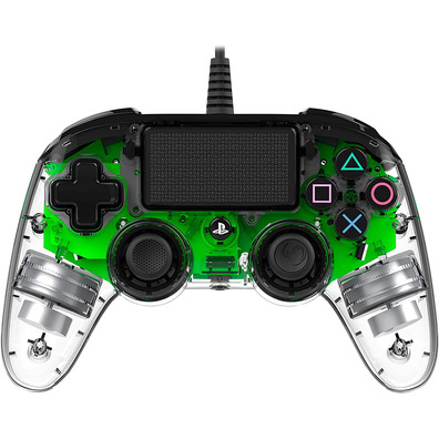 Mando Nacon Compact Wired Illuminated Green Oficial PS4