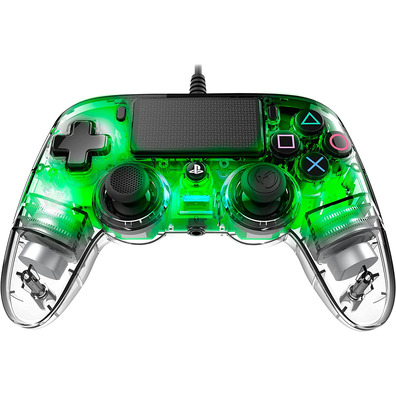 Mando Nacon Compact Wired Illuminated Green Oficial PS4