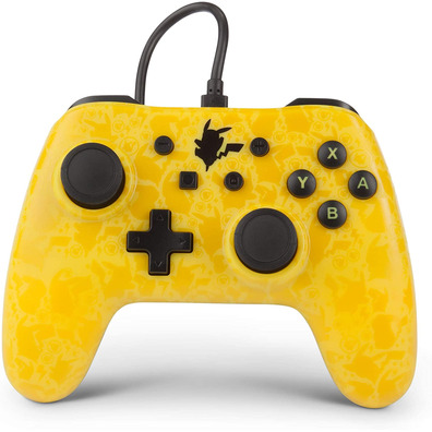 Mando Power A Wired Controller Pokemon Pikachu Nintendo Switch