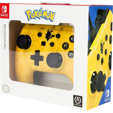 Mando Power A Wired Controller Pokemon Pikachu Nintendo Switch