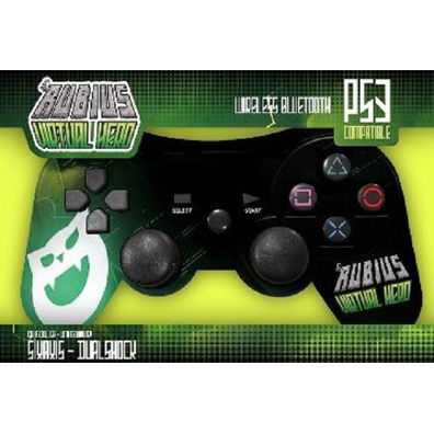 Manette PS3 sans Fil Bluetooth Rubius Virtuel Héros