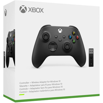 Mando Xbox Series Black + Adaptador Wireless PC