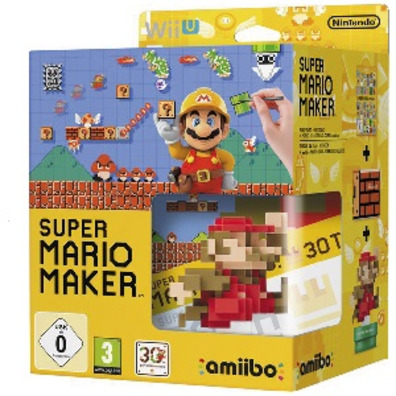 Mario Maker + Amiibo Mario 30 Aniversary