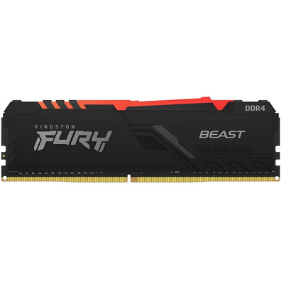 Mémoire Kingston Fury Beast RGB 16 Go DDR4 3200 MHz