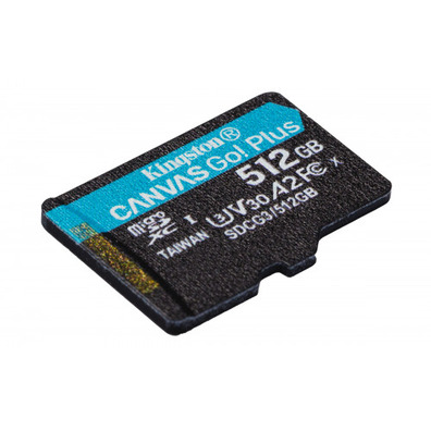 Memoria MicroSD Kingston 512 Go MicroSD Clase 10 UHS-I