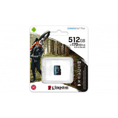 Memoria MicroSD Kingston 512 Go MicroSD Clase 10 UHS-I