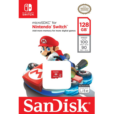 Memoria MicroSDXC 128 Go Sandisk Switch