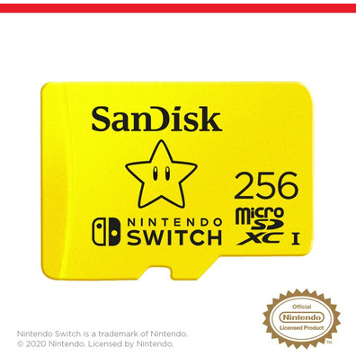 Memoria MicroSDXC 256 Go Sandisk Switch