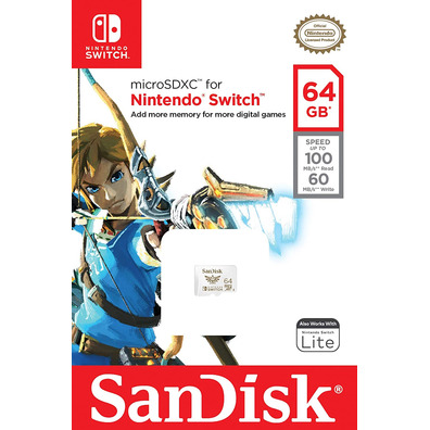 Memoria MicroSDXC 64 Go Sandisk Switch