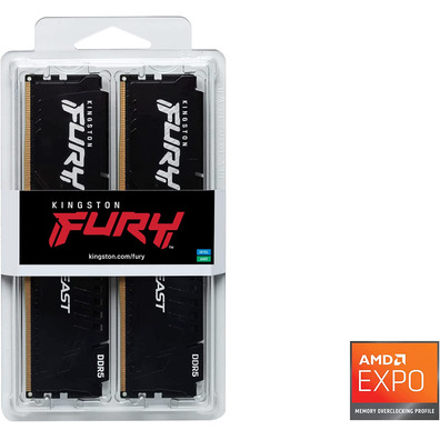 Memoria RAM Kingston Fury 32Go (2x16 Go) DDR5 6000 MHz