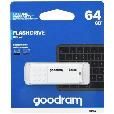 Memoria USB Goodram 64 Go UME2 White USB 2.0