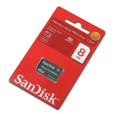 Memory Stick Pro Duo 8 GB Sandisk Gaming