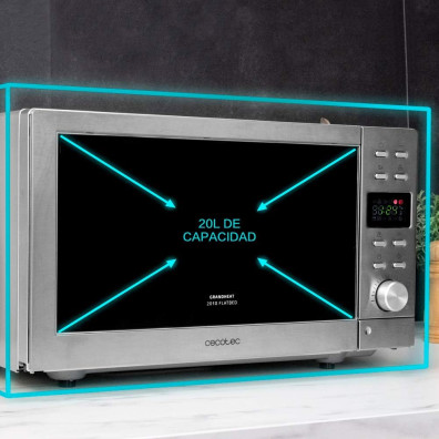Cecotec GrandHeat 2010 Micro-ondes en acier plat