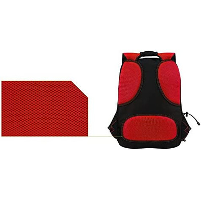 Mochila Portátil 17''Keep Out BK7GXL Negro / Rojo