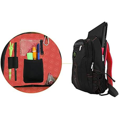 Mochila Portátil 17''Keep Out BK7GXL Negro / Rojo