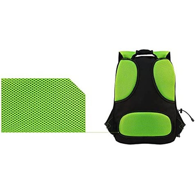 Mochila Portátil 17''Keep Out BK7GXL Negro / Verde