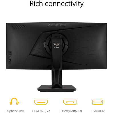 ASUS TUF moniteur jeu VG35VQ Curvo HD LED 35 "Noir
