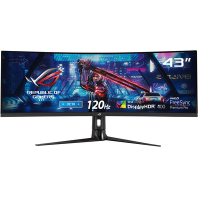 Monitor Gaming Ultrapanorámico ASUS ROG Strix XG43VQ 43''DualWide UDH MM Negro