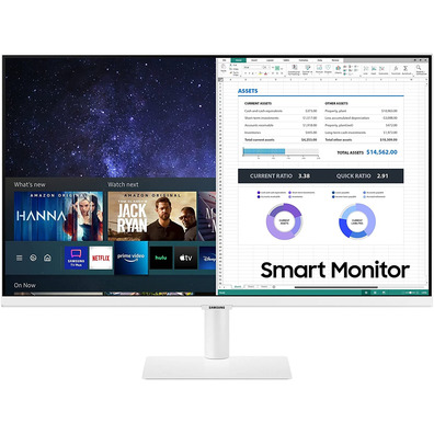 Voyant de surveillance 27''Samsung Smart M5 Blanco