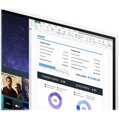 Voyant de surveillance 27''Samsung Smart M5 Blanco