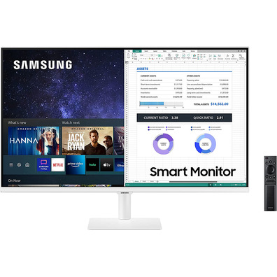 Voyant de surveillance 32''Samsung Smart M5 Blanco