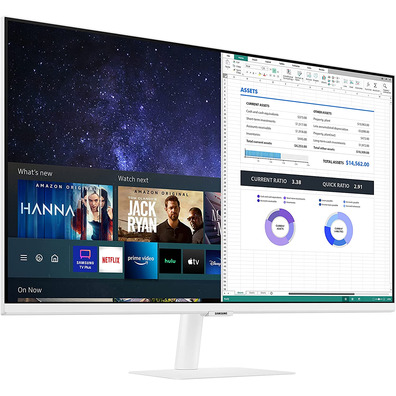 Voyant de surveillance 32''Samsung Smart M5 Blanco